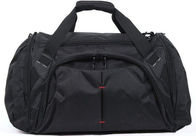 Özelleştirilmiş Taşınabilir Siyah Duffel Çantalar Bagaj Moda 600D Polyester Malzeme