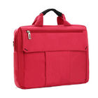 Polyester Dayanıklı Laptop Bezi Torbası, Kırmızı / Gri İş Laptop Çantaları