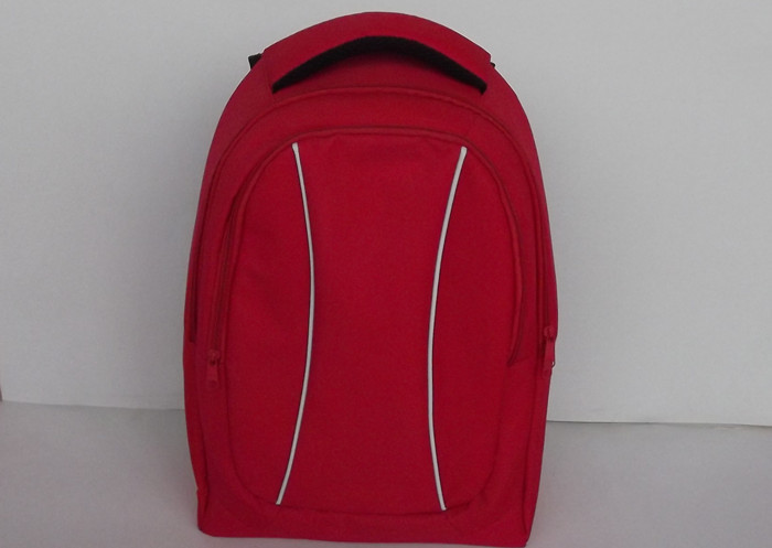 Casual Kırmızı 600D Polyester Sırt Çantası, Üniversite 30L Kapasiteli Benzersiz Sırt Çantaları